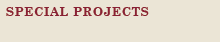 SPECIAL PROJECTS